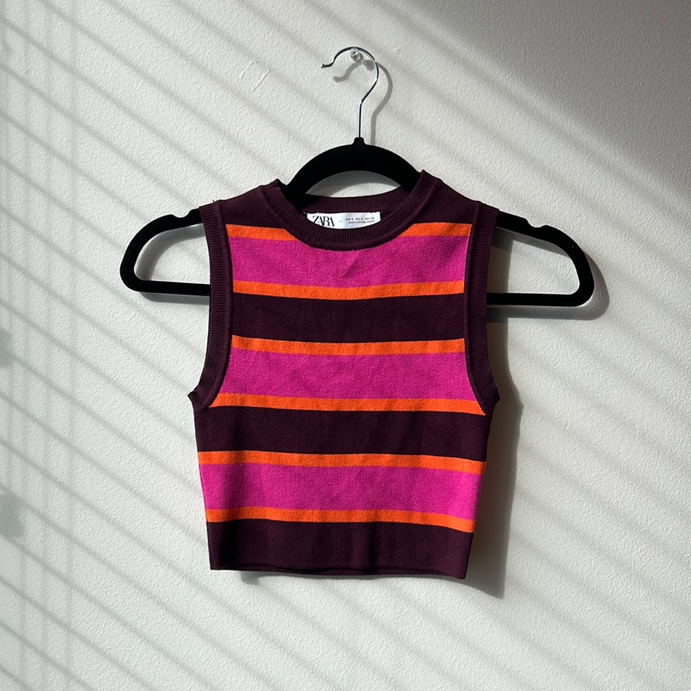 Zara cropped tank